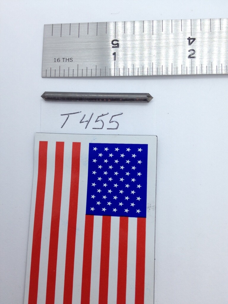 1 NEW FALCON / SGS 1/8″ SH CARBIDE BURR SK-42 (90° ANGLE) SINGLE CUT. DE -T455
