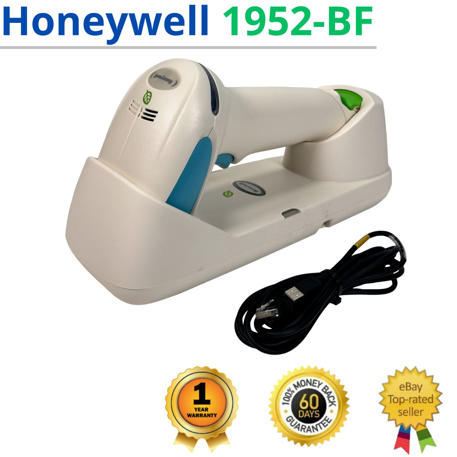 Honeywell Xenon XP 1952-BF Barcode Scanner w/Dock & USB Cable 1 YEAR WARRANTY!🔥