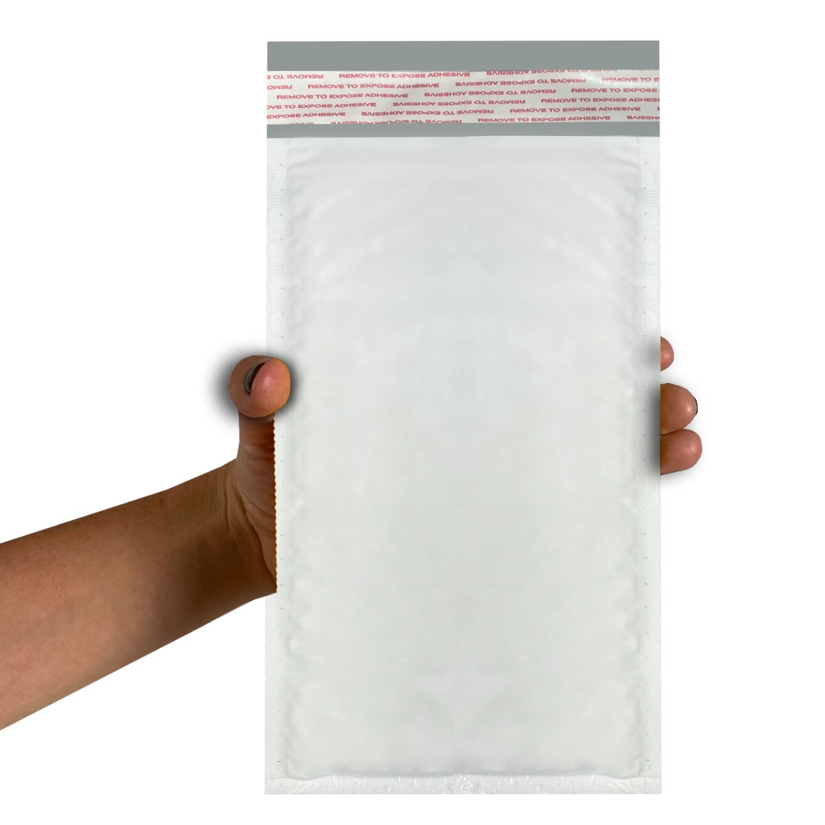 UOFFICE 500 Poly Bubble Mailer Bags Padded 4×8″ – #000 Self-Sealing