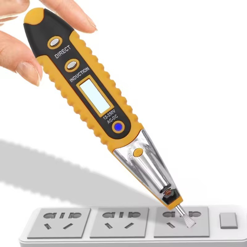 MultiDigital Electric Tester Volt Detector Test Pen AC DC Non-Contact 12-1000V