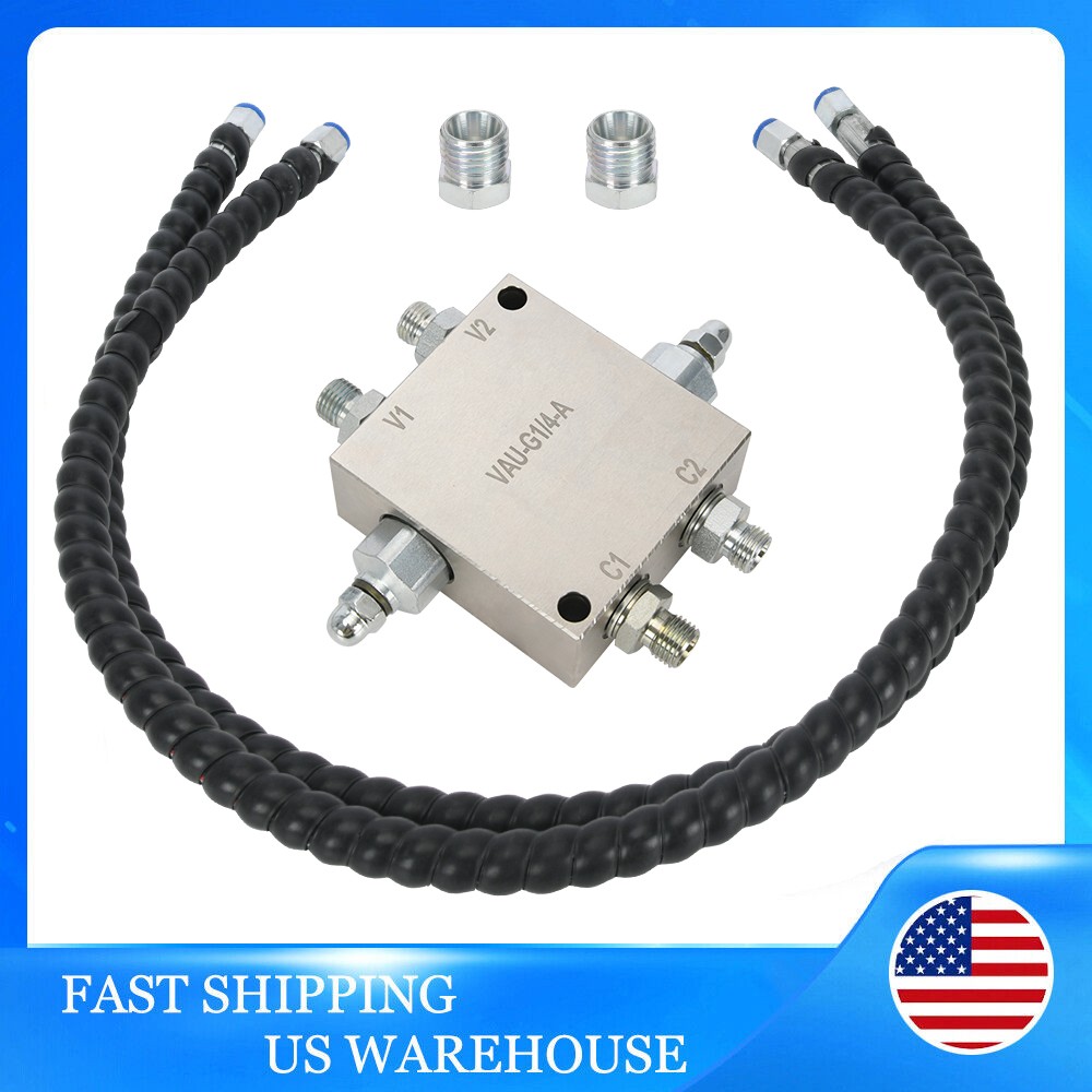 Chinese Mini Excavator Cushion Valve Kit Complete for Swivel Motor Assembled US
