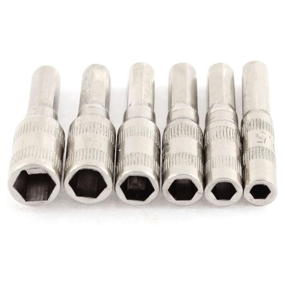 12PCS 6 in 1 H4 Hexagon Shank 6 Points Hex Socket 2.5mm 3mm 3.5mm 4mm 4.5mm 5mm