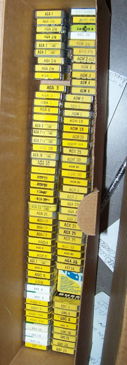New!! 5-Piece Buss Fuses, Most Sizes from 1 to 50 Amps, 1, 1.5, FREE SHIPPING!!