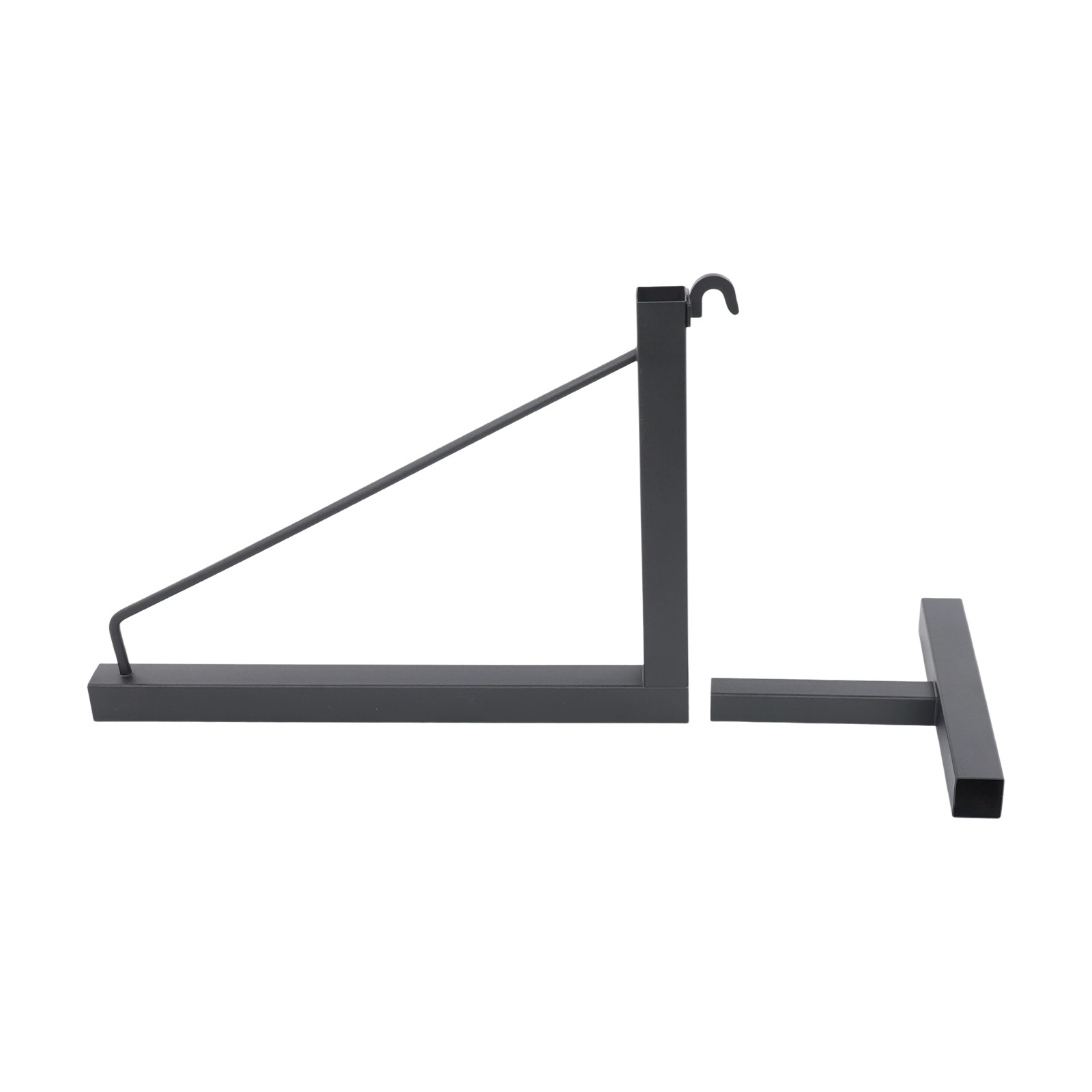 4pcs 1 Tier Shipping Container Shelving Bracket Triangular – 16″x18″, 550 lbs
