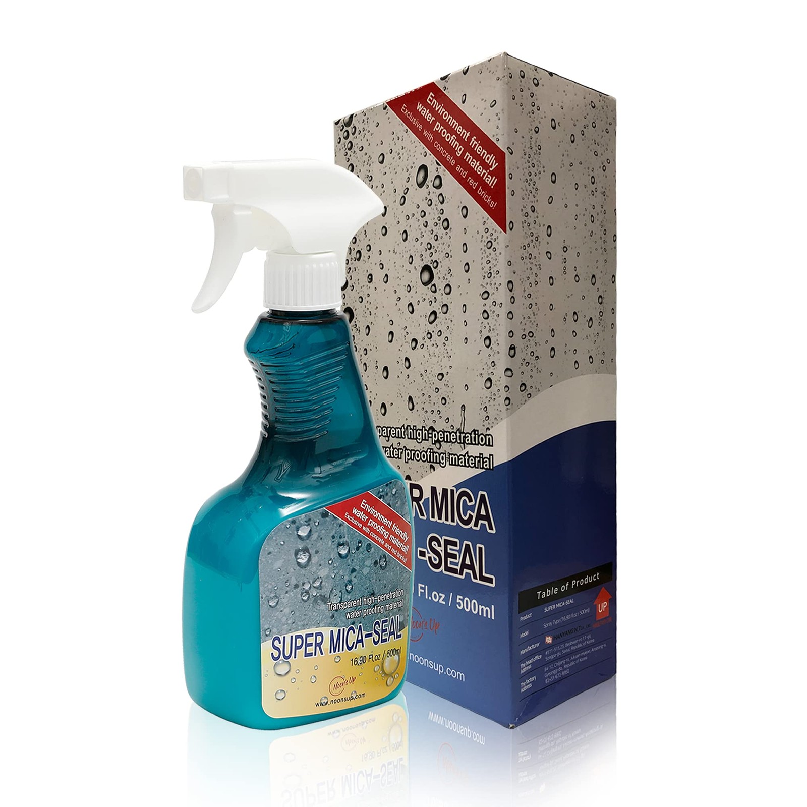 Super Micaseal Waterproof Spray | Greatly Penetrating Concrete Sealer Outdoor Wa