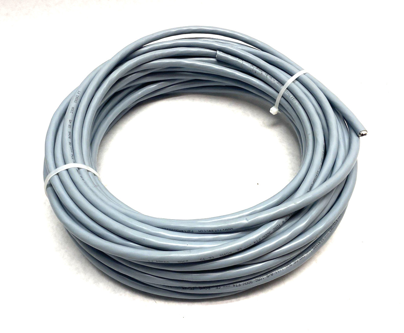 Lutze A3032220 Flexible Electronic Cable PLTC PVC Unshielded LOT OF 70ft