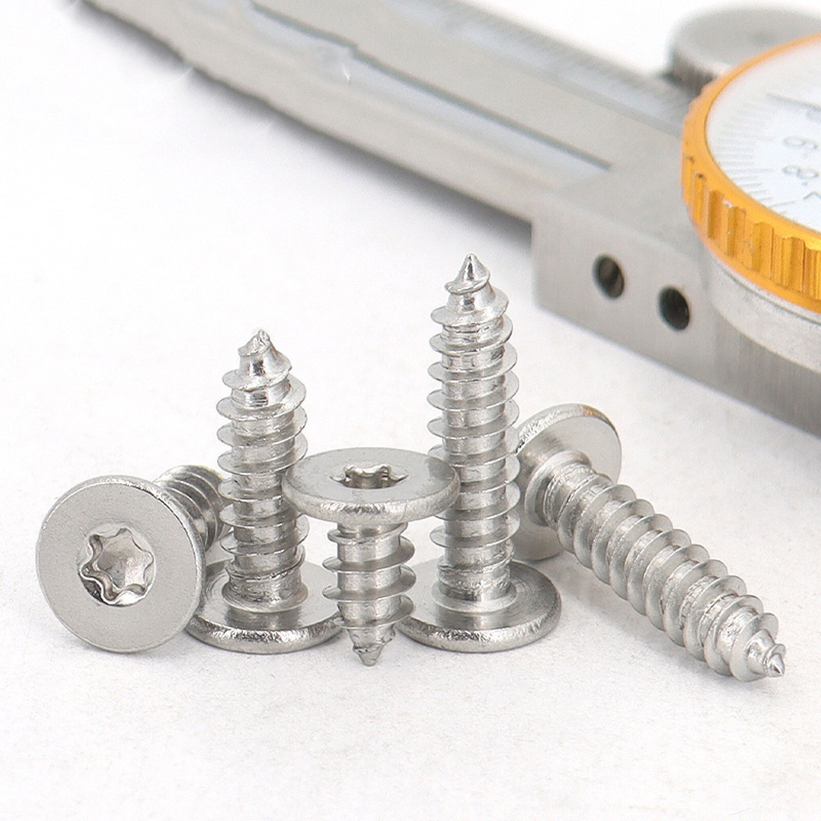 Torx Socket Ultra Thin Flat Head Self Tapping Screws 304 Stainless Steel