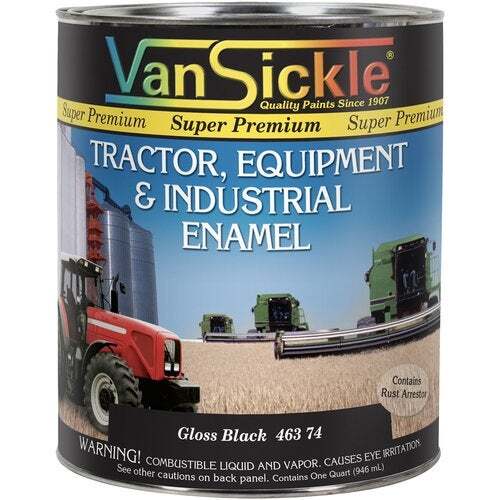 Gloss Black Tractor Quart fits Paint Universal