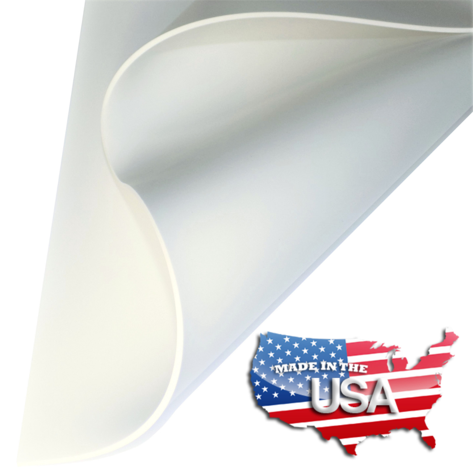 FDA White Silicone Rubber Sheet, 60A 1/16 x 12 x 18″ Food Grade Gasket Material