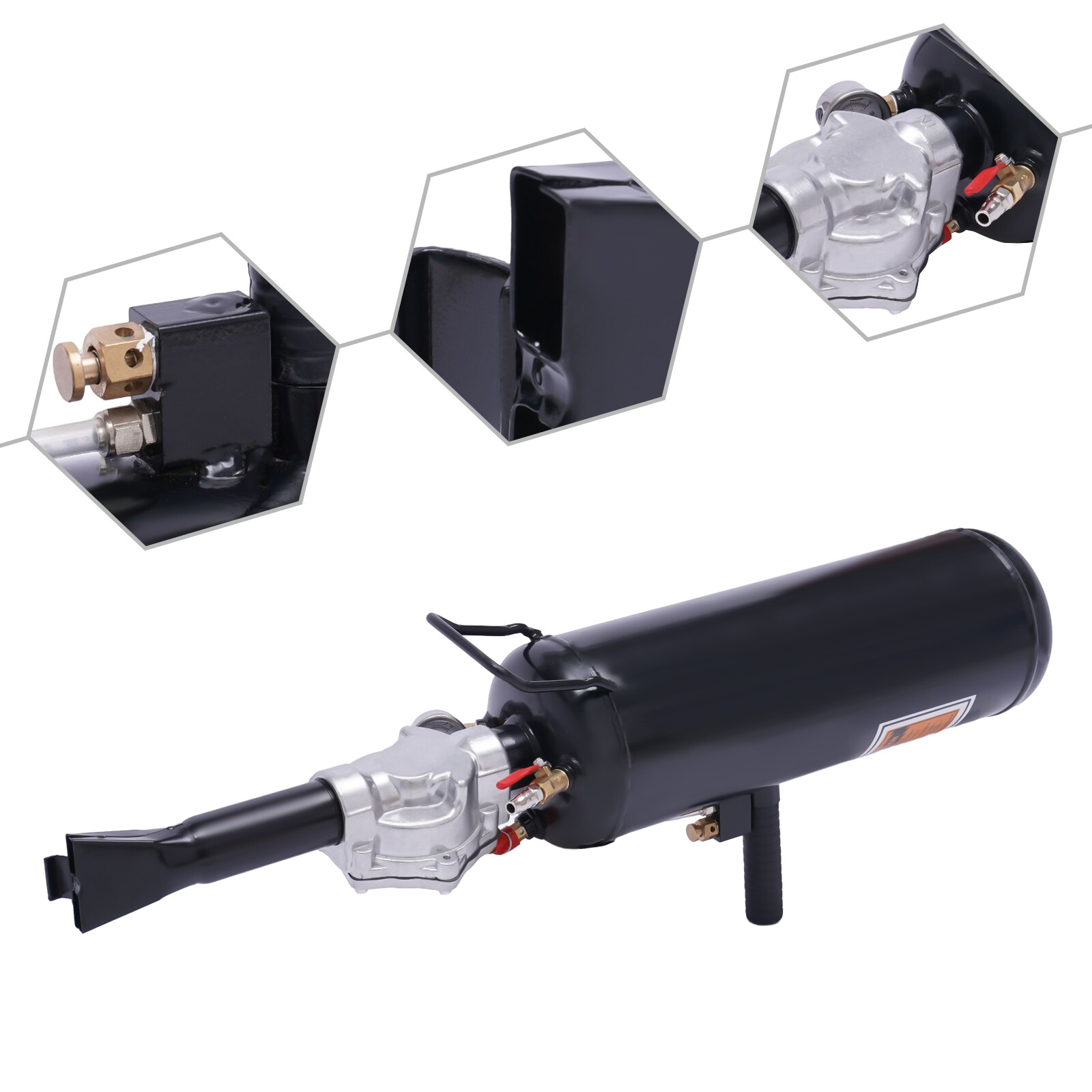 Portable Air Tire Bead Seater Blaster Tool 8L Trigger Seating Inflator 2.1Gallon