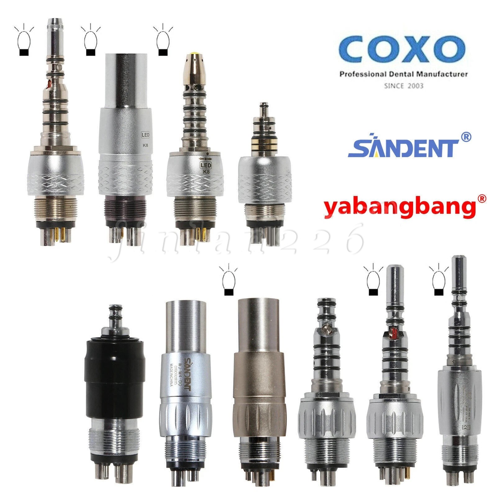 Dental Coupler Coupling 2/4/6Hole Adapter For KaVo NSK High Speed Handpiece