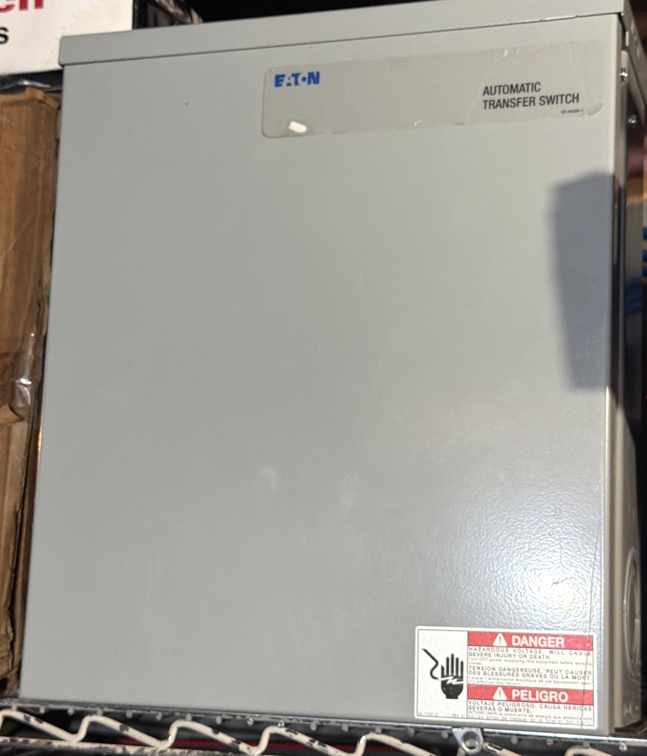 EATON EGSU100NSEACA Automatic Transfer Switch Used Working Takeout See Pics
