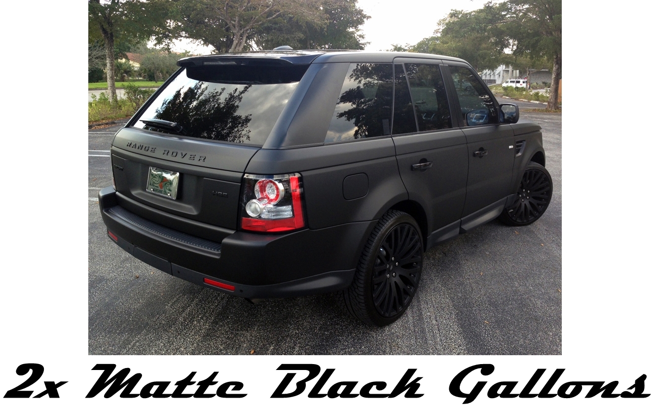 2 Gallons Matte Black Ready to Spray Performix Plasti Dip Rubber Coat
