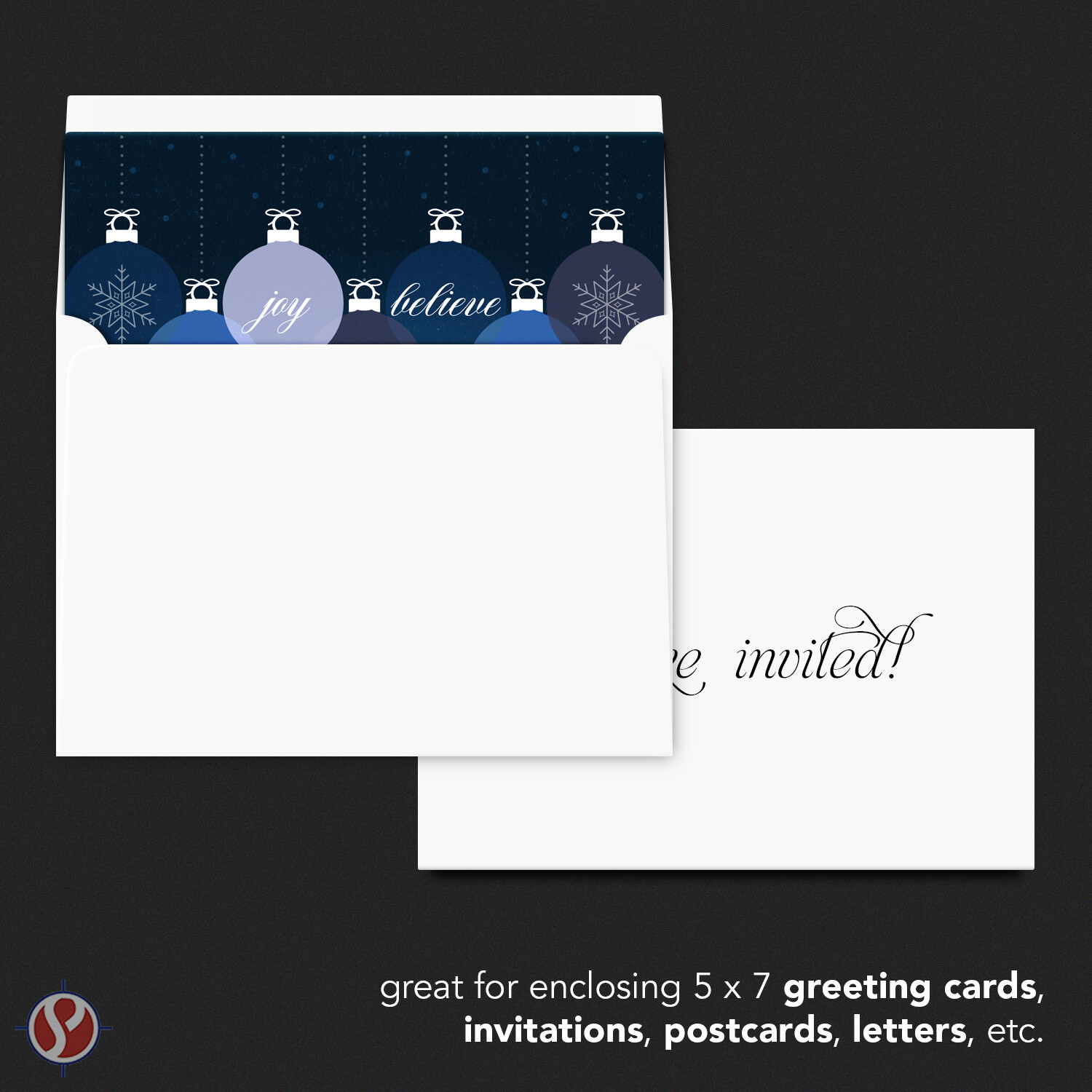 A7 Bright Color Invitation Square Flap Envelopes – 5 1/4 x 7 1/4″ – 250 Per Pack