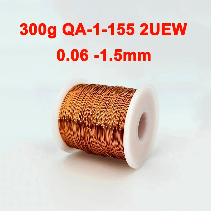 QA-1 2UEW Enameled Copper Wire 300g 0.06-1.2mm Magnet Coil Motor DIY Repair Kits