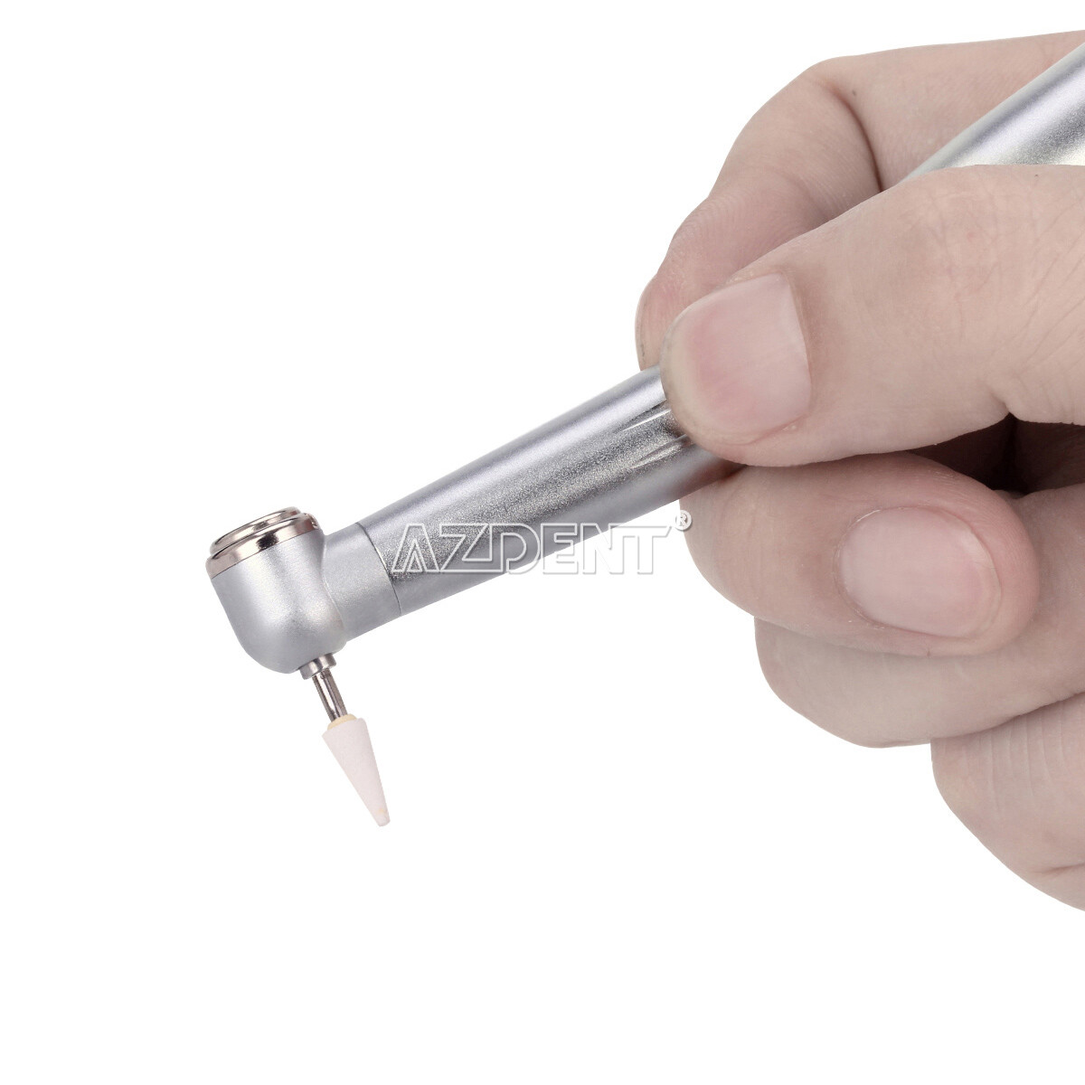Dental White Stone Flame Mounted Polishing Burs- FG 12/pks Abrasion Point Bur