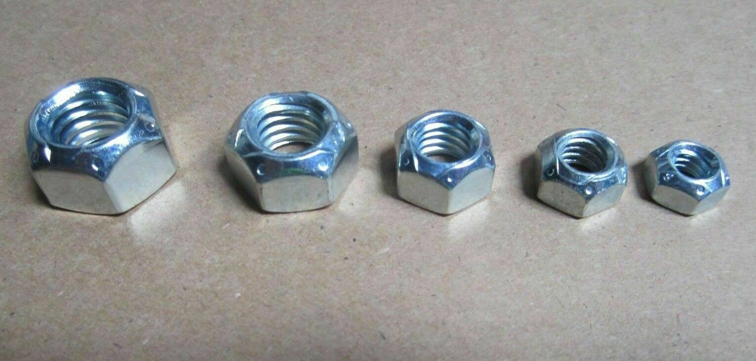 450 PIeces Fine Thread Grade C Stover Lock Nut Assortment 1/4 5/16 3/8 1/2 5/8