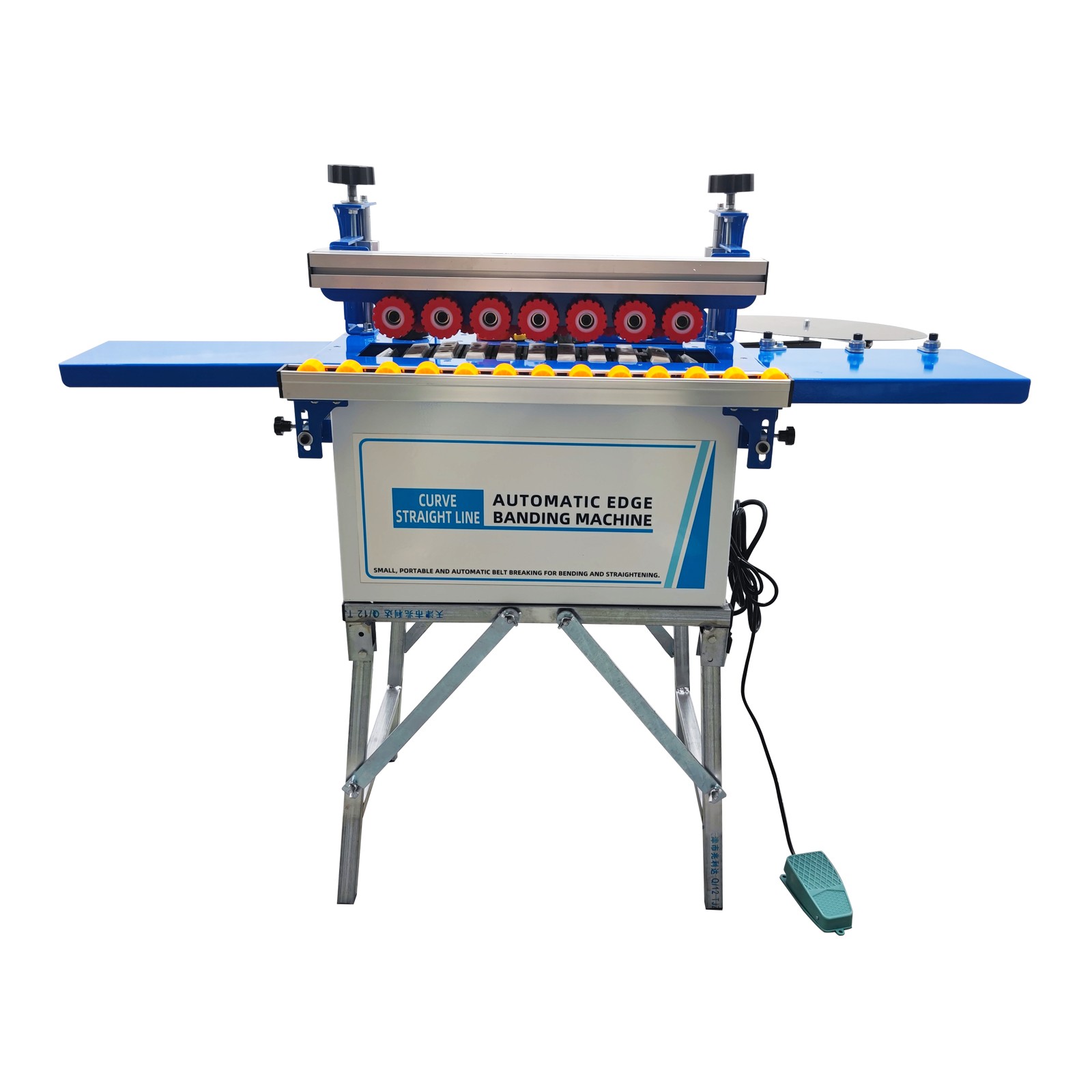 Automatic Straight&Curved Edge Banding Machine Woodwork Edge Bander 0-6m/min110V