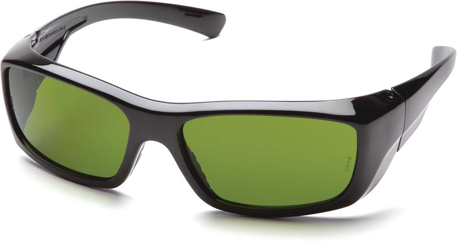 Safety Shade 3.0 Safety Glasses, Scratch-Resistant, Black Frame, 3.0 Ir Filte…