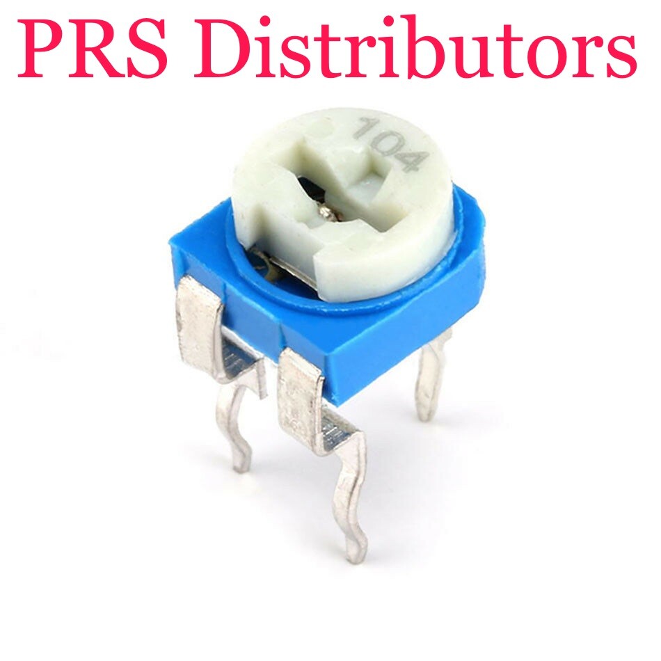 10 Trimmers Potentiometers 100Ω to 1MΩ Adjustable Variable Resistors RM-065
