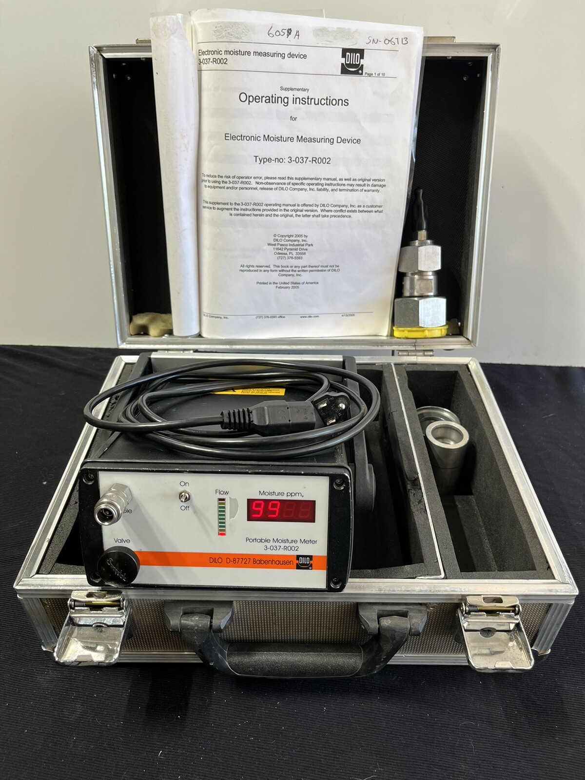 DILO Moisture Analyzer 3-037-R002 2005
