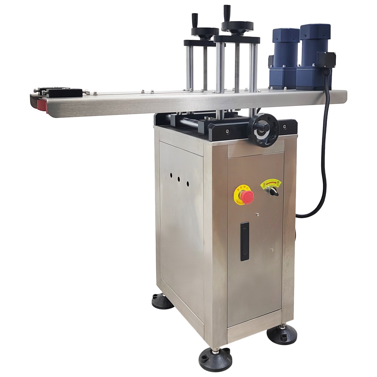 Bottomless Gap Transfer Conveyor Hugger Belt 30.7″-33.8″ Workbench Height 220V