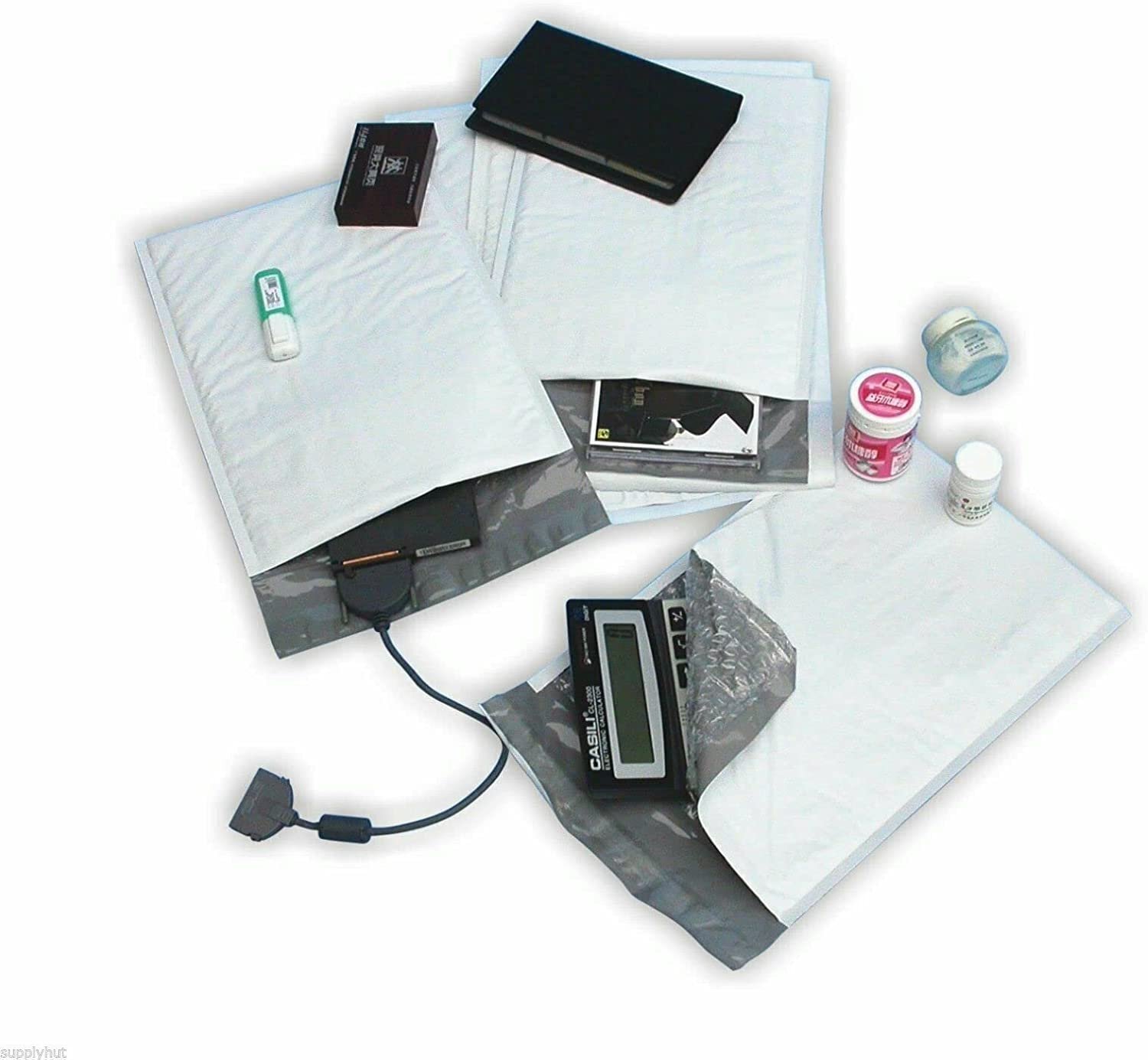 50 #2 8.5×12 Poly Bubble Padded Envelopes Mailers Shipping Case 8.5″x12″