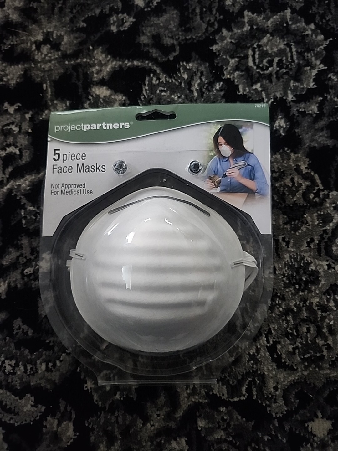 project partners 5 pcs face masks not approved for medical use