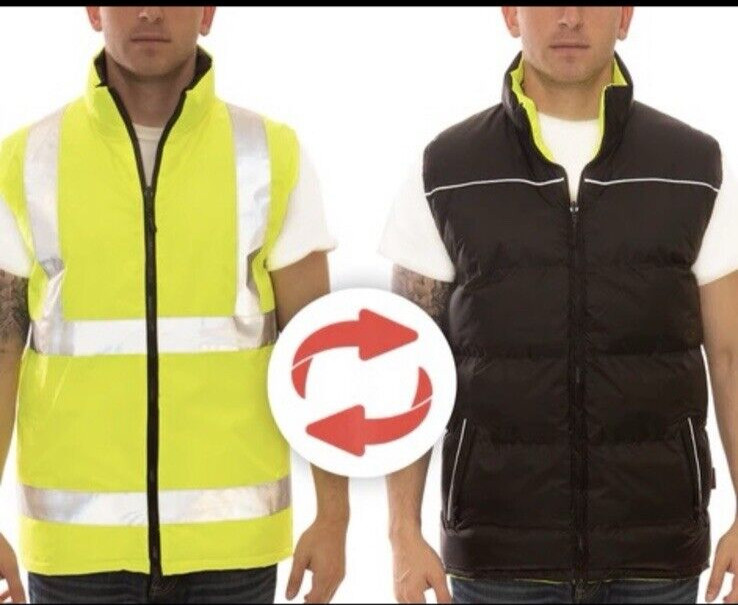 Tingley V26022 M Workreation Sync System Reversible Insulated Vest, Fluorescent