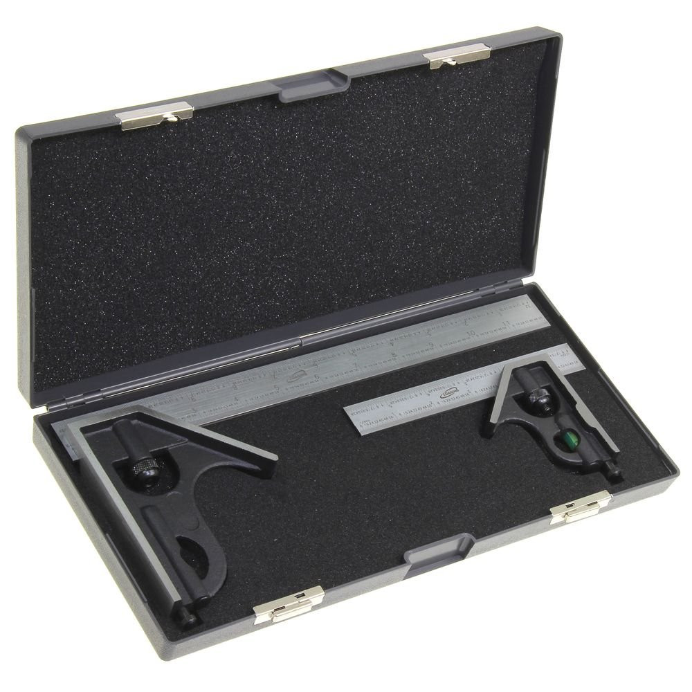 Combination Square Set 6″ & 12″ 4R Steel Blade High Precision