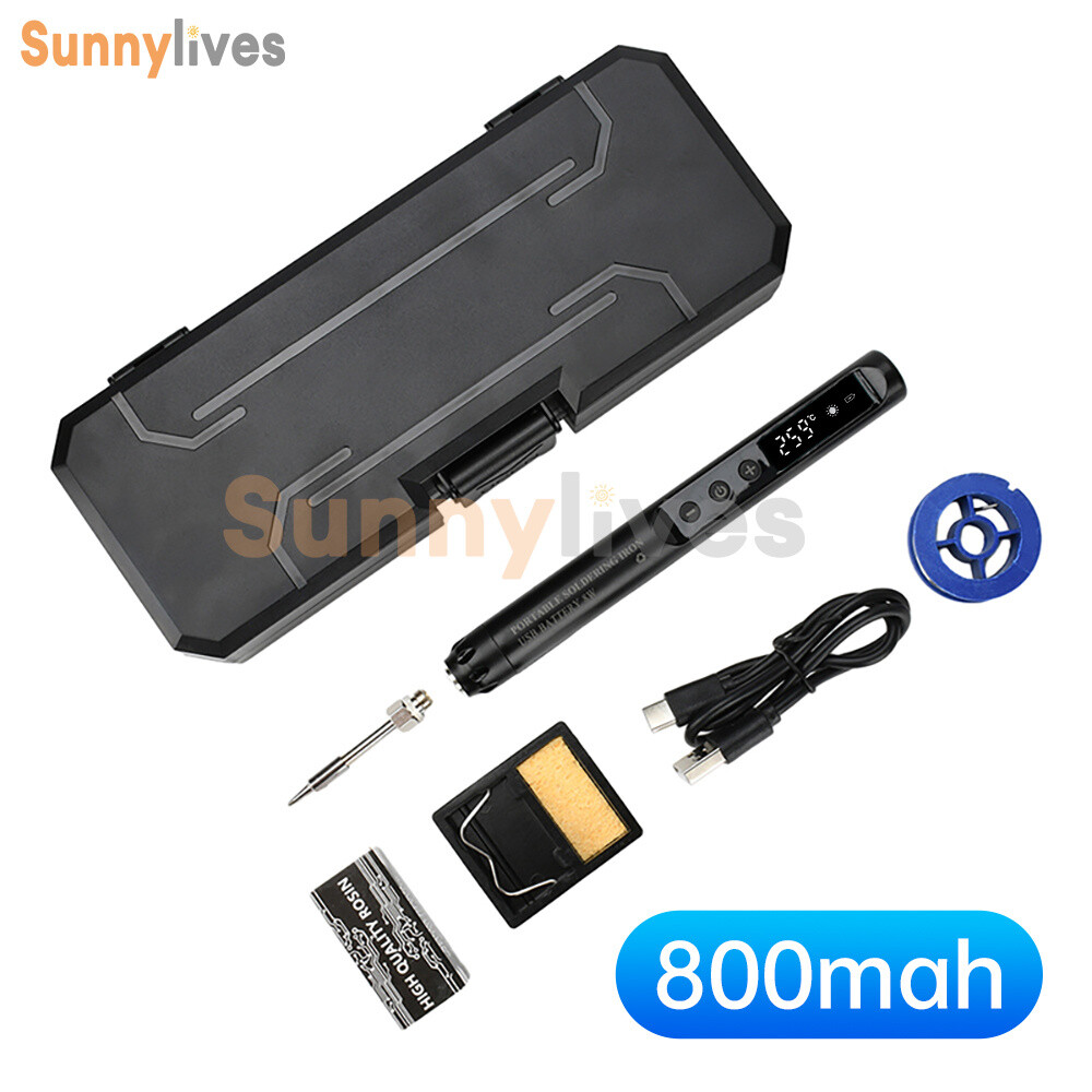 USB Soldering Iron 800mAh battery Digital Soldering Iron Set Temperature Adjust