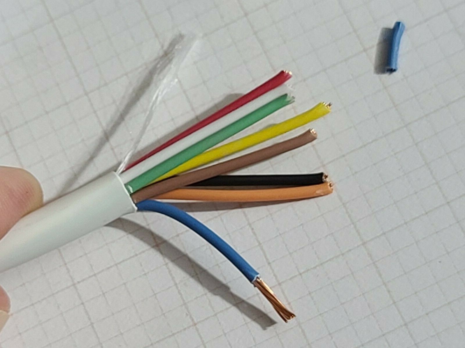 Carol E3038S 18/8C Stranded Control/Communications Cable Plenum CMP White /50ft
