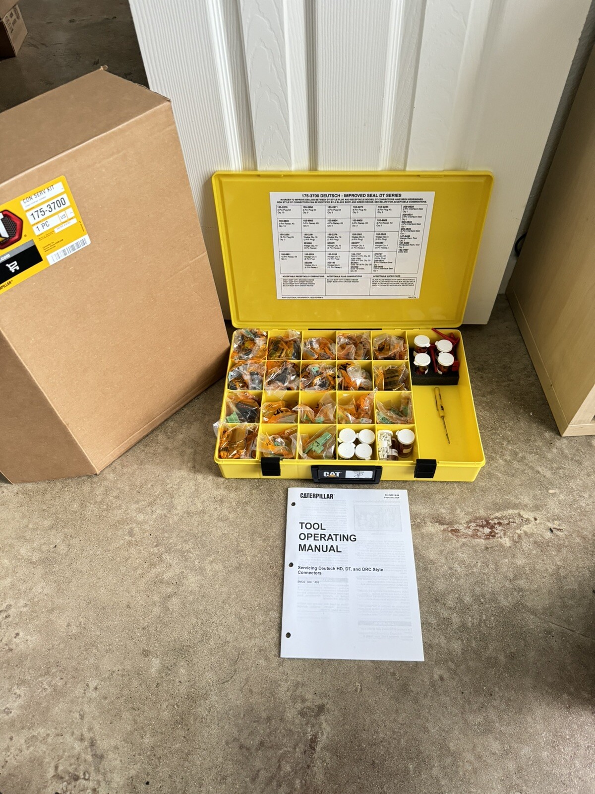 Caterpillar 175-3700 DEUTSCH SEAL DT SERIES FIELD SERVICE KIT – NEW SEALED