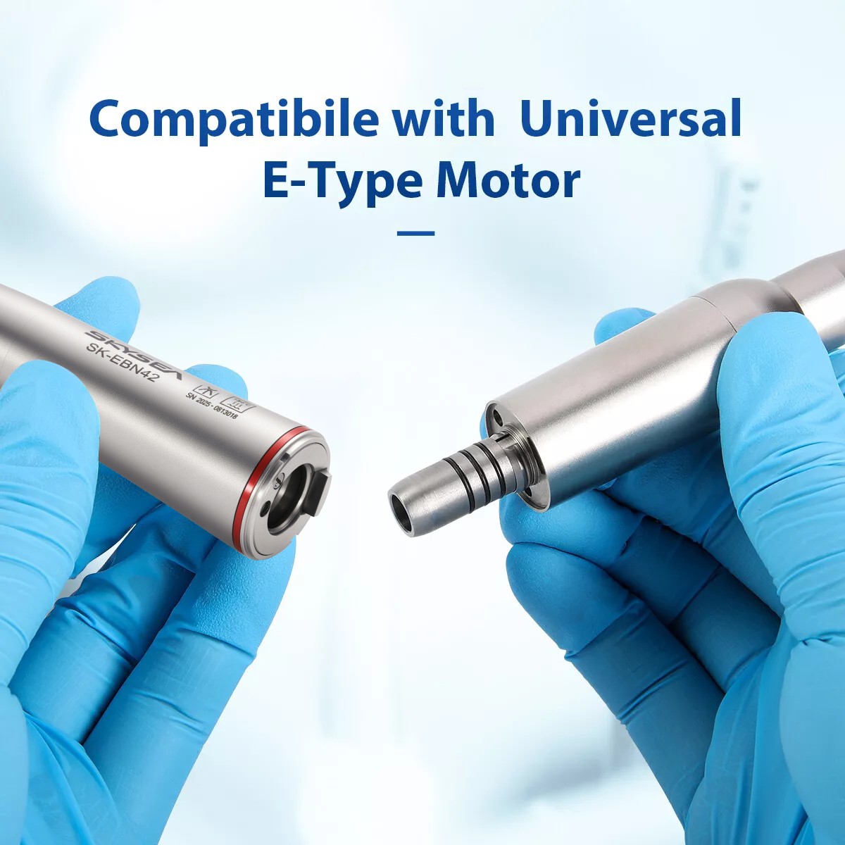 Dental 1:4.2 Increasing LED Contra Angle Surgical 45° Fiber Optic Handpiece