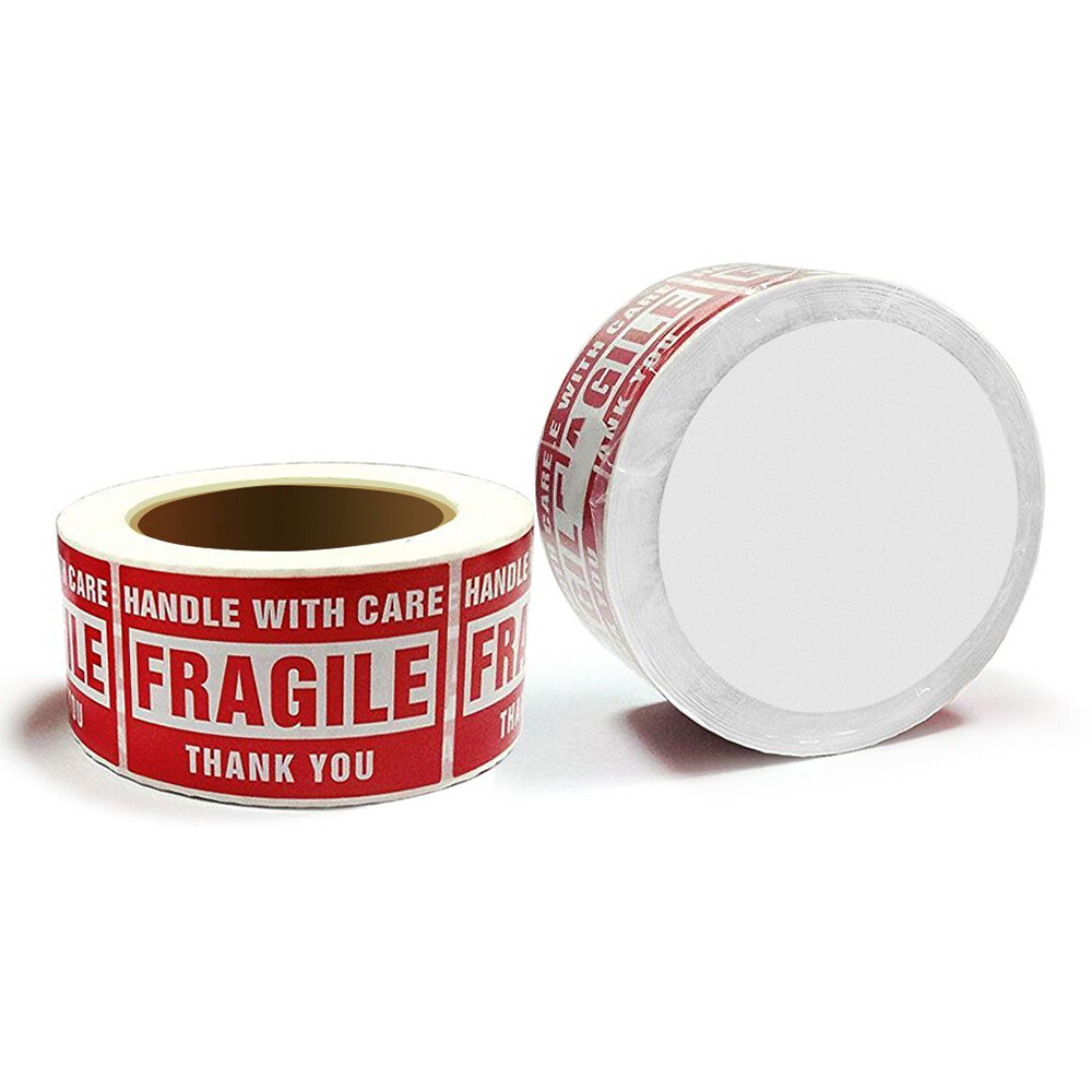 3″ x 5″ Fragile Stickers Fragile Labels Handle with Care Self Adhesive 500/Roll