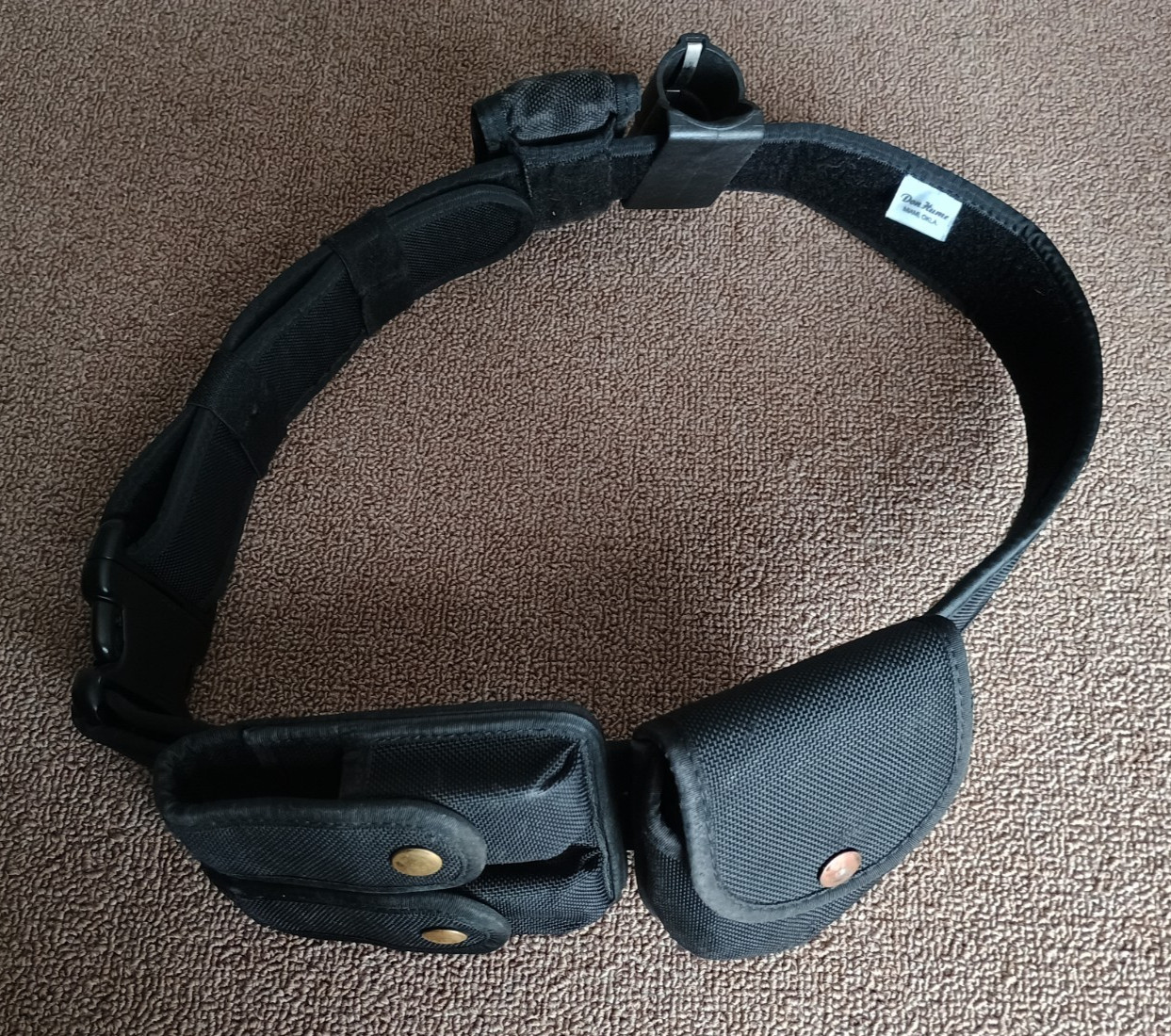 Don Hume Duty Belt Police Tactical Security Utility Nylon With Accessories Cuffs