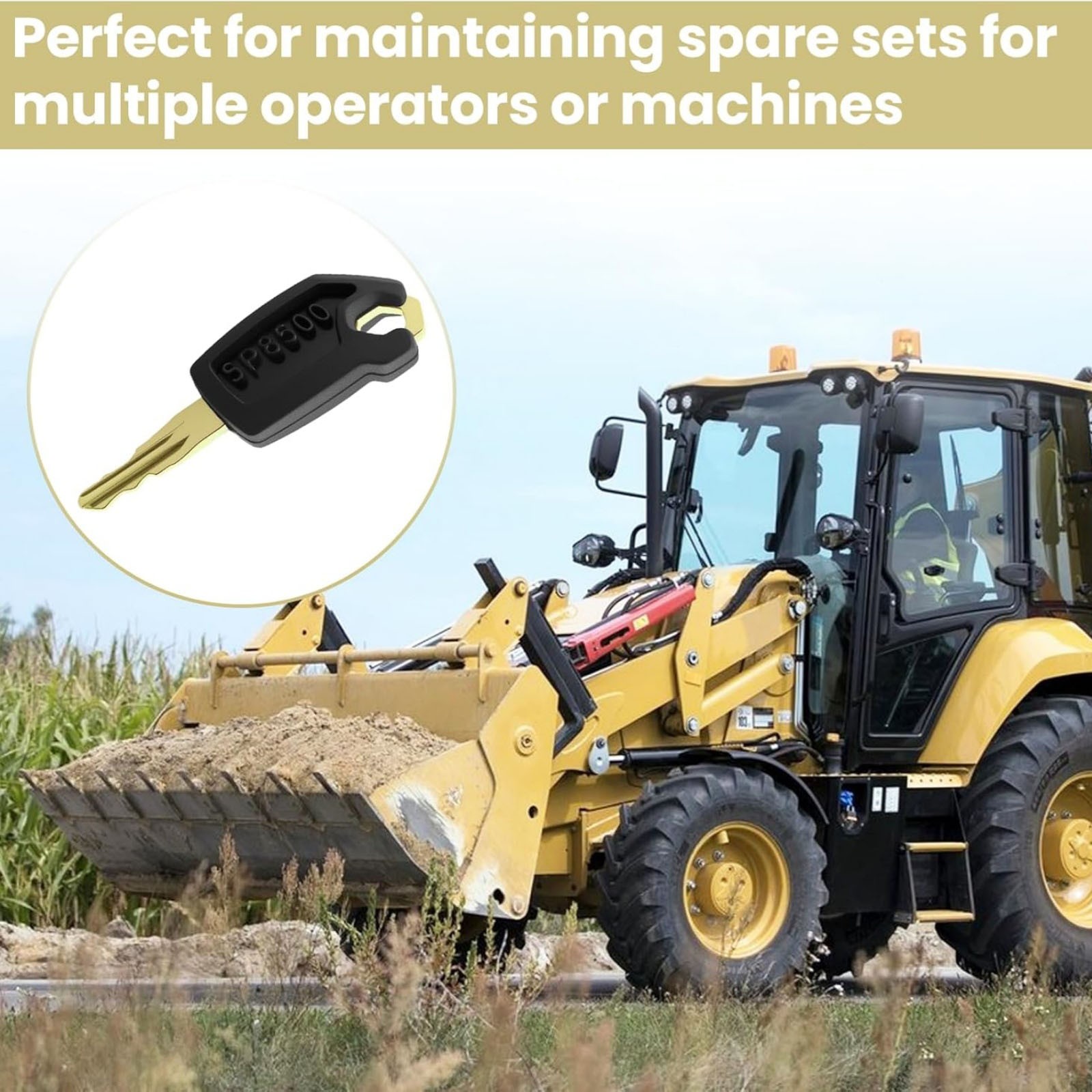 10 Unit 5P8500 Heavy Machinery Key For Caterpillar Asphalt Compactor Equipment