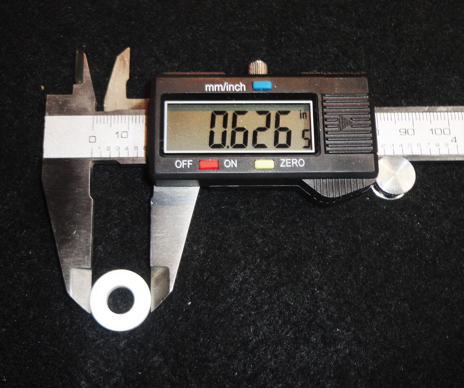 VERY HIGH THERMAL CONDUCTIVITY 0.625″ O.D. BERYLLIUM OXIDE RING No.: 542