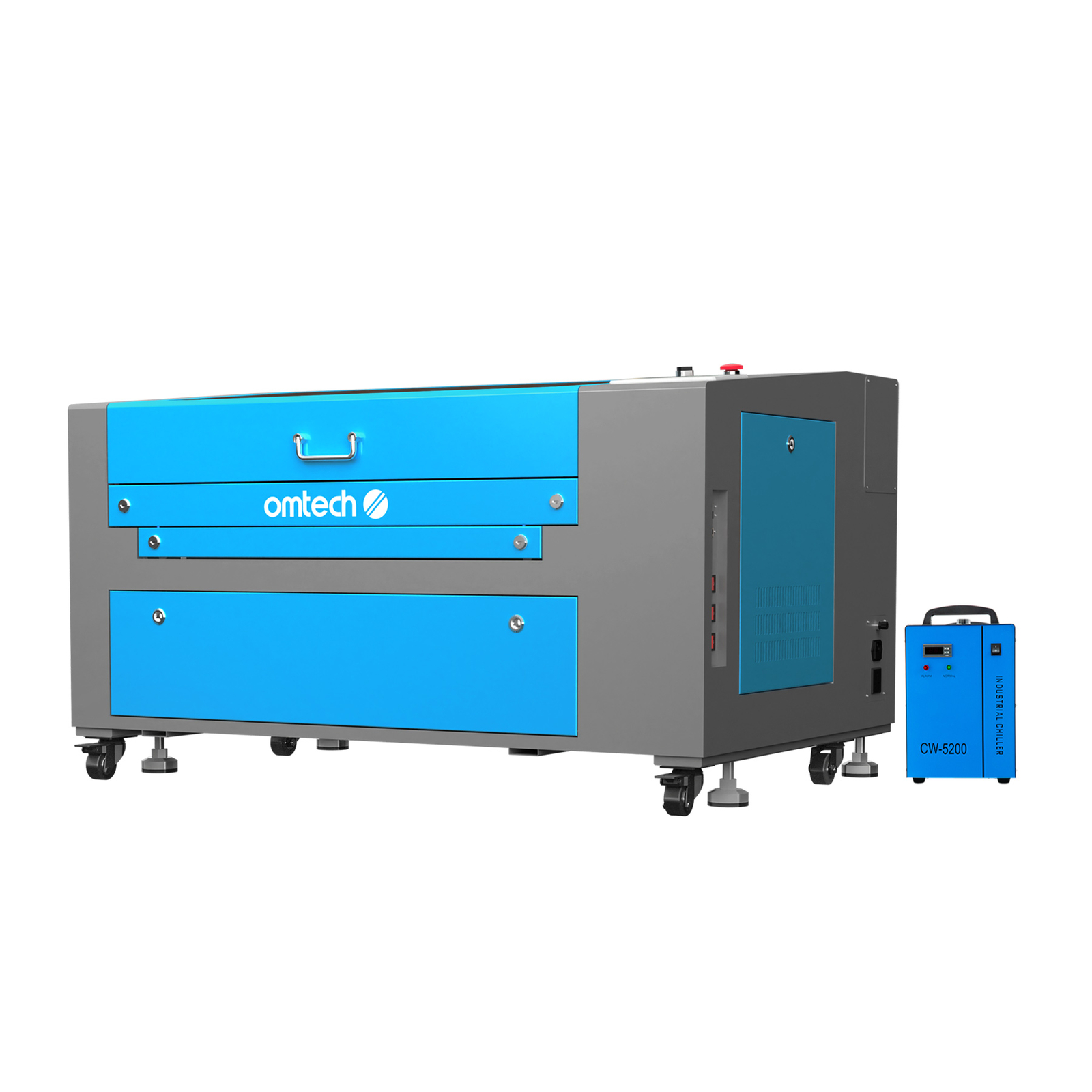 OMTech 60W 24×16 Inch CO2 Laser Engraver Cutter with CW-5200 Water Chiller