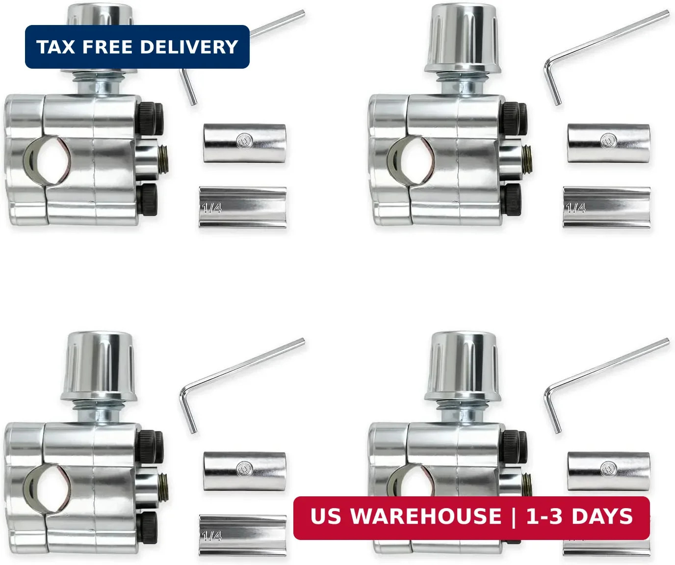 4 Pack BPV-31 Valve Kits Piercing Refrigerator Line Tap Valve
