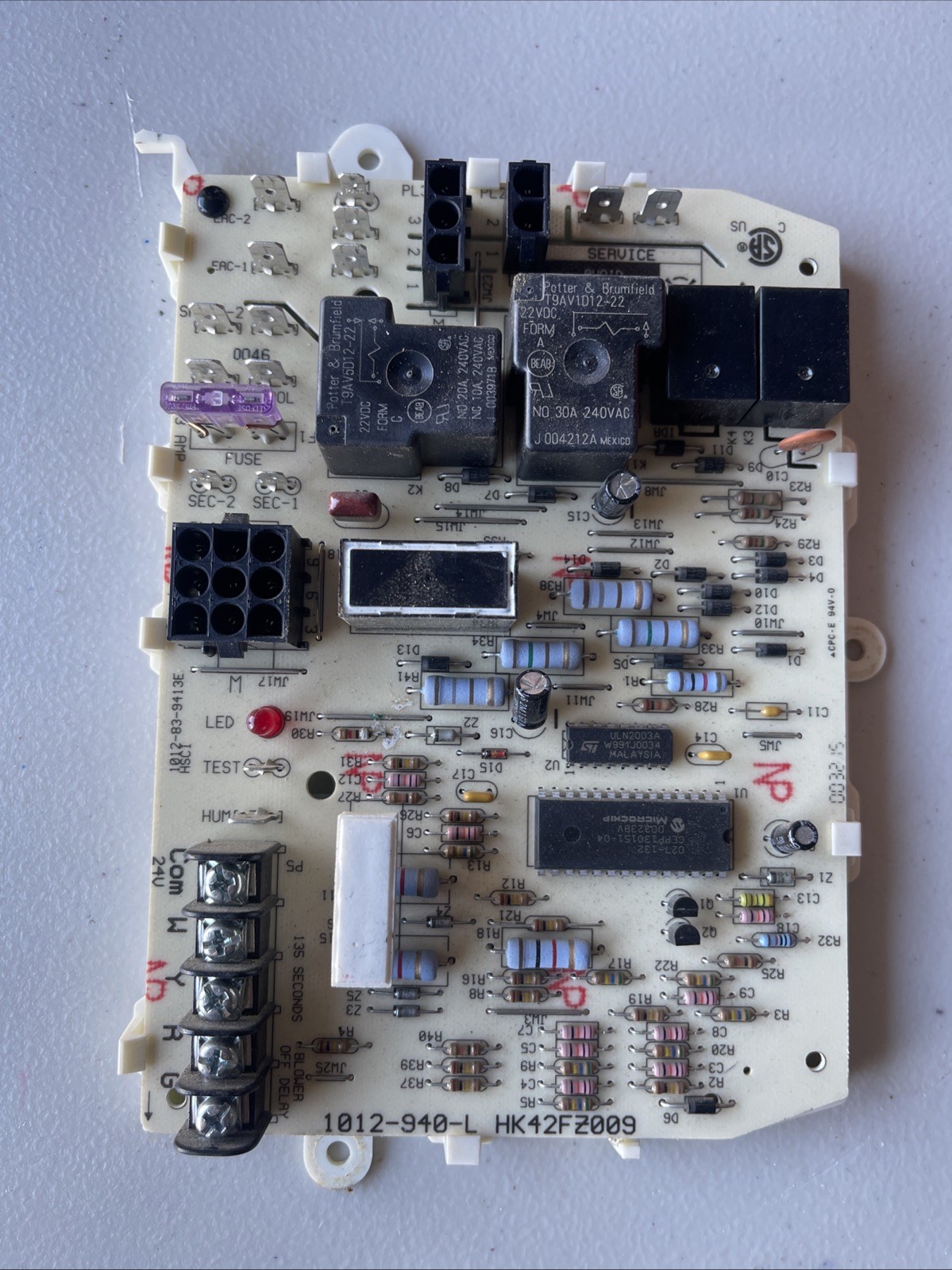 Furnace Control Circuit Board 1012-940-L HK42FZ009