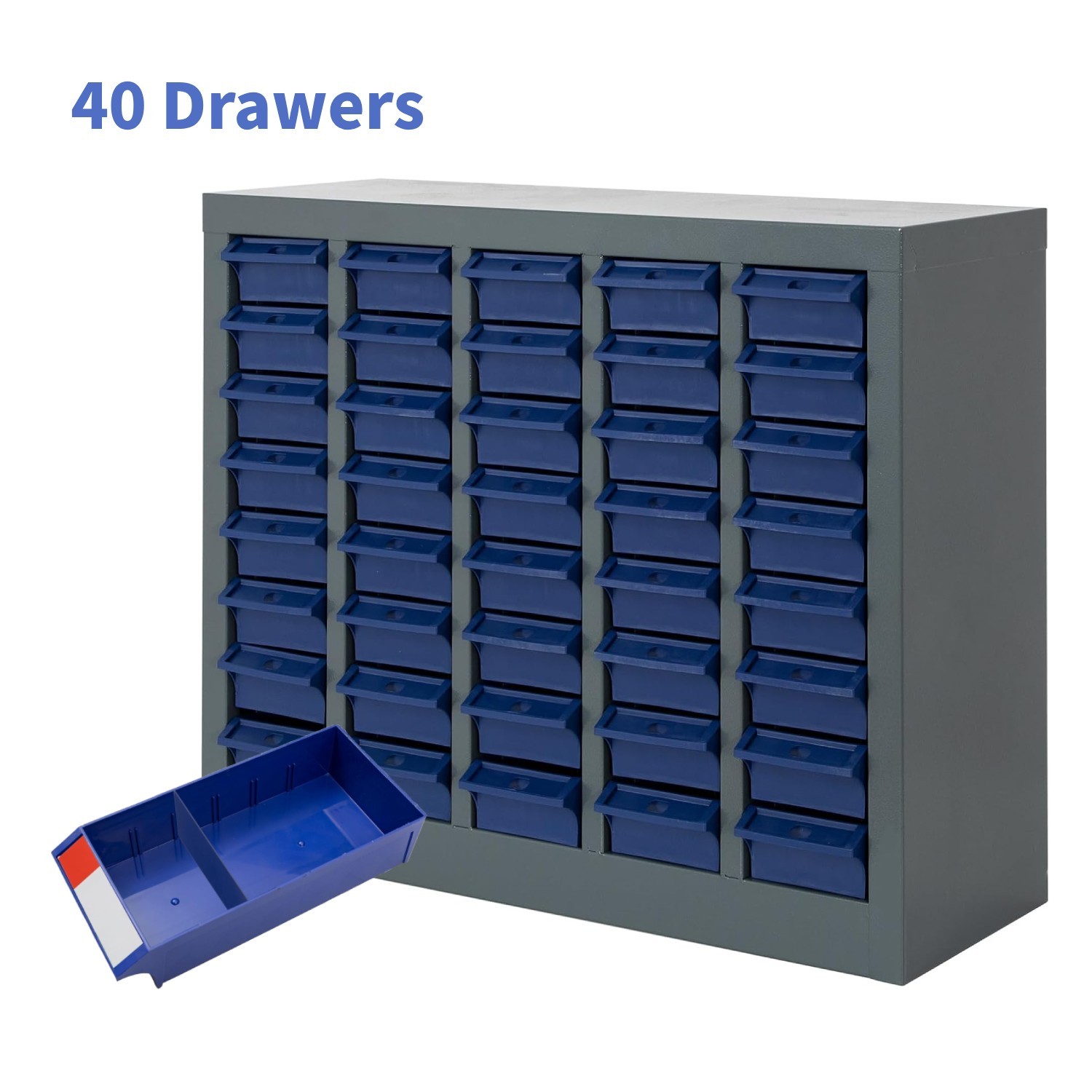 40 Drawers Parts Cabinet, Bolt & Nut Storage, Hardware Tool Organization Shelves