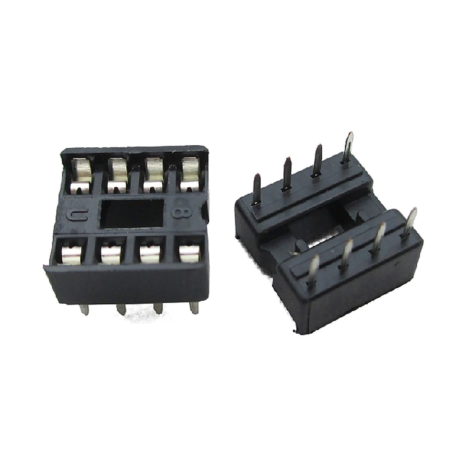 50 x 8-Pin DIP IC Socket – 0.3 inch Narrow – Through-Hole