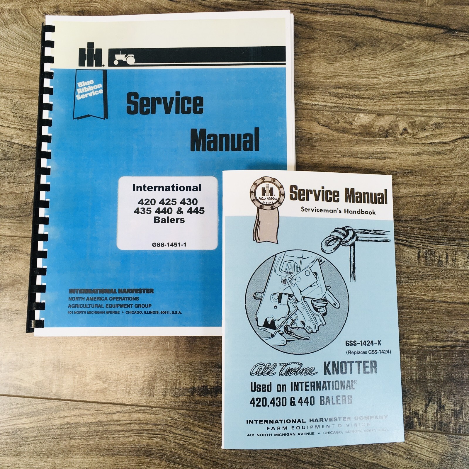 International 420 425 430 435 440 & 445 Balers Service Manual Repair GSS-1451-1