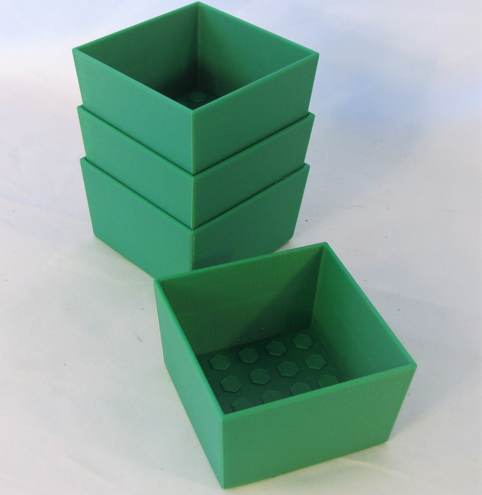 Mini Basket Drawer Desk Organizer Key Coin Small Stackable Office Bin 3″ or Less