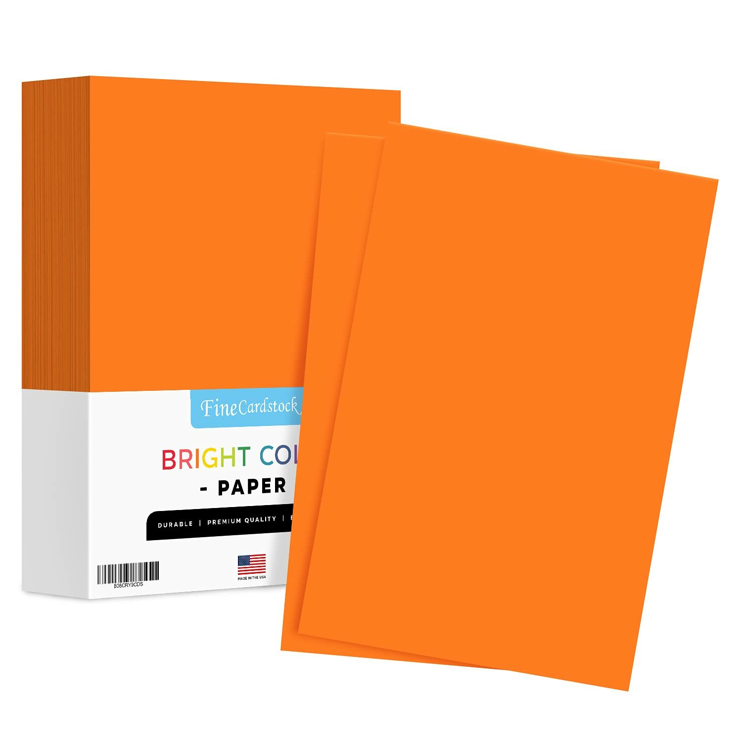 11 x 17″ Cosmic Orange Bright Color Paper – Regular 24lb Paper – 500 Papers