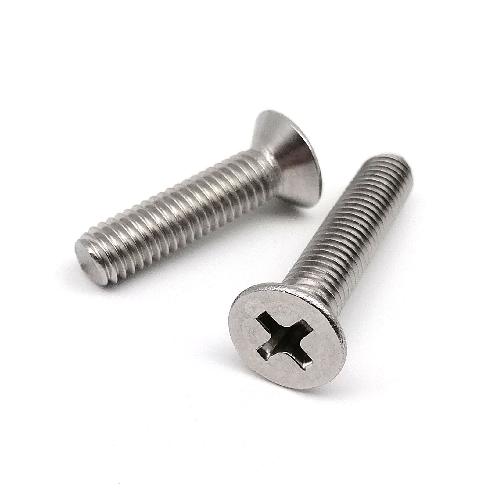 Phillips Flat Head Screw M3 M3.5 M4 M5 M6 M8 M10, 18-8 Stainless Steel, DIN: 965