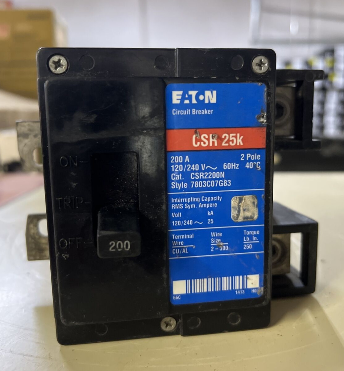 Eaton CSR2200N Type CSR Standard Circuit Breaker 200 Amp