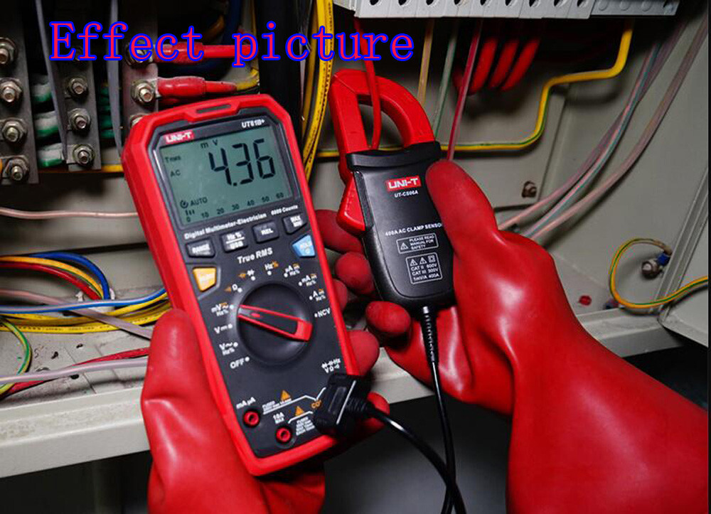 UT-CS06A 400A Current Sensor AC Measuring Clamp For UT61E+ UT117C Multimeters