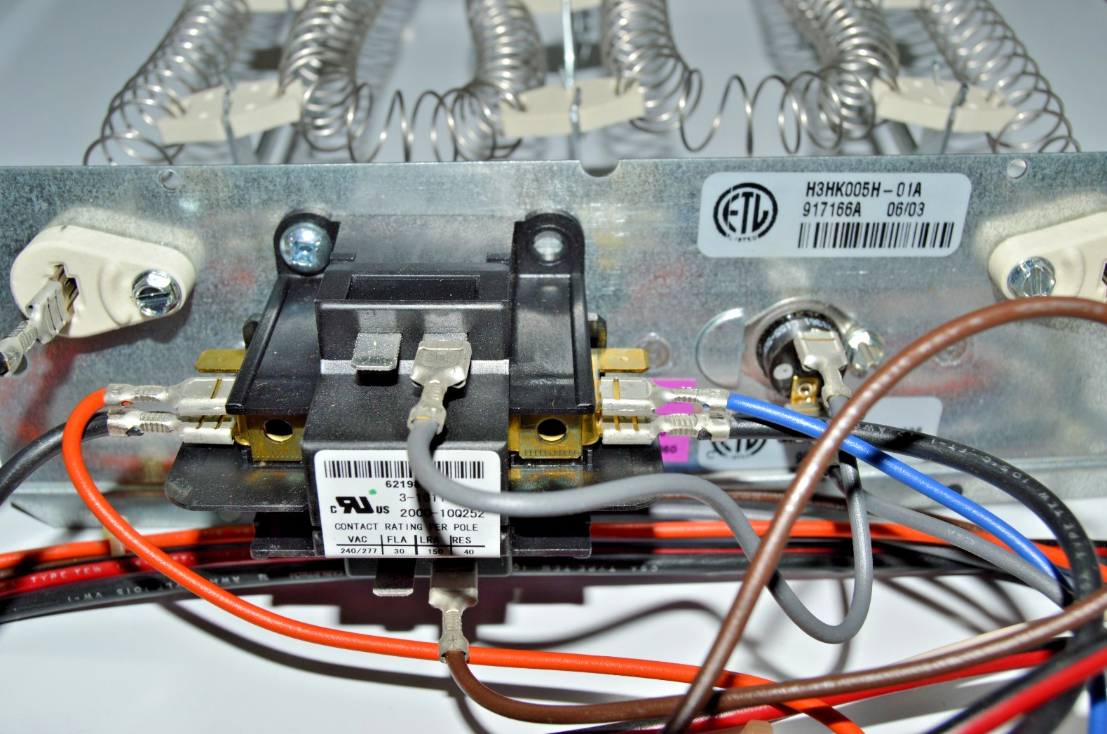 Nordyne H3HK005H-01A, 917166A, 5KW, 240V. 1 PH. Heat Kit Assembly NEW